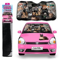 Car Full of Cats Car Sunshade